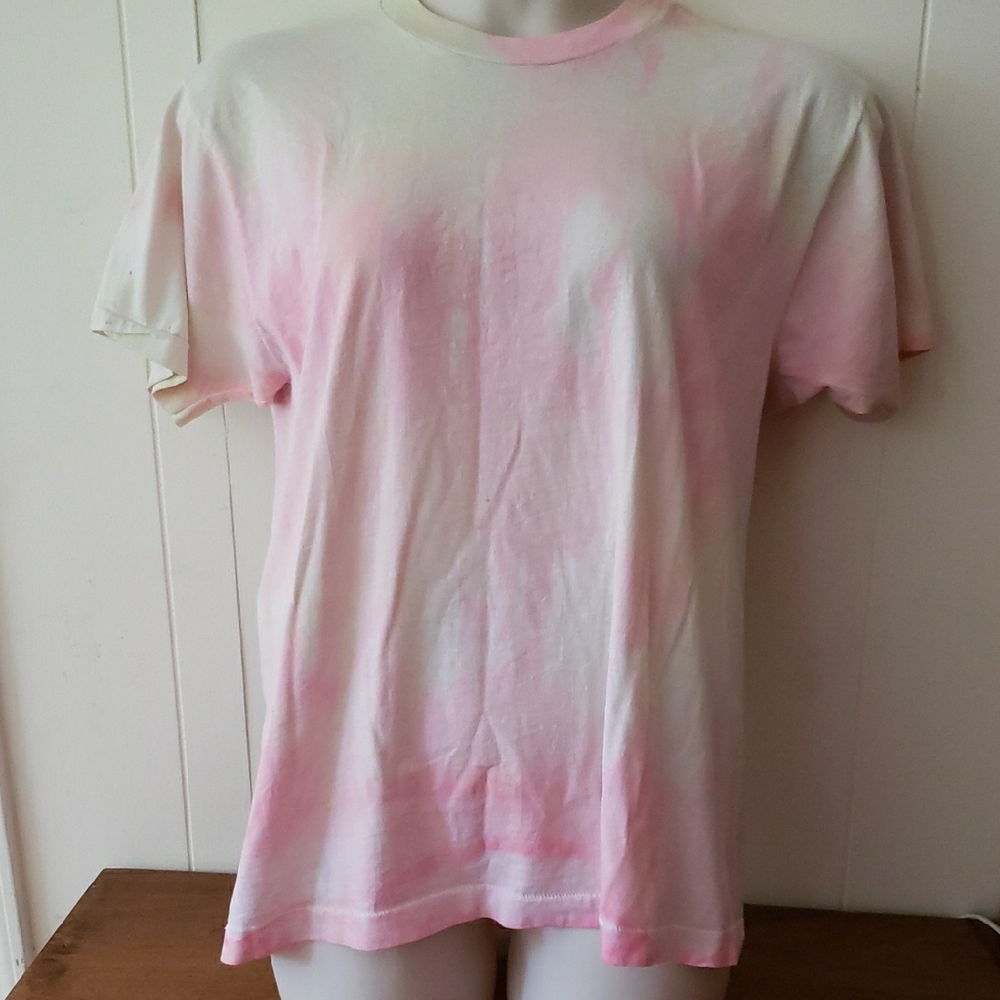 Vintage Variety Pink Yellow Orange Tie Dyed T-Shirt